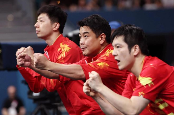 德国队鏖战中国队，王皓带队取胜